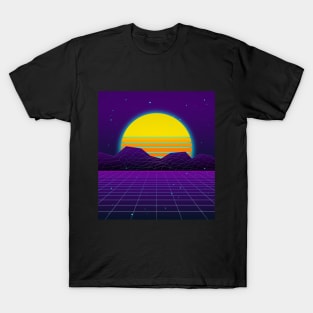 80s Synthwave Aesthetics T-Shirt